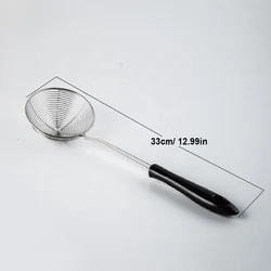 Handle Frying Filter Long Stainless Steel Colander French Fries Colander Kitchen Fried Net Sieve Spoon Kitchen Tool Foods Sifter