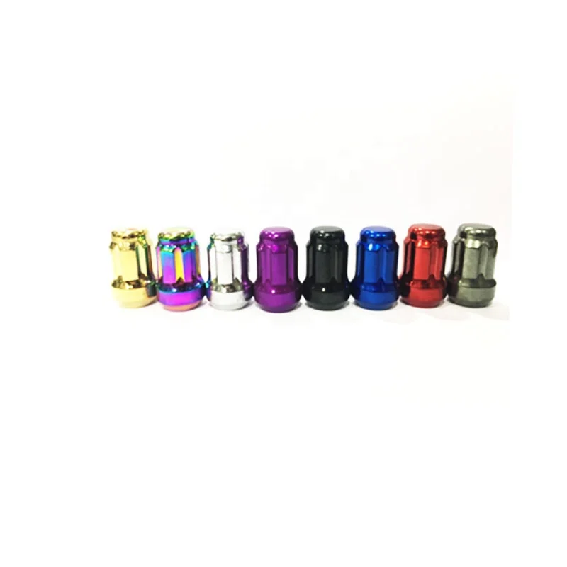 Car Wheel Tuner Spline Lug Nut, Colorful Tire Nut