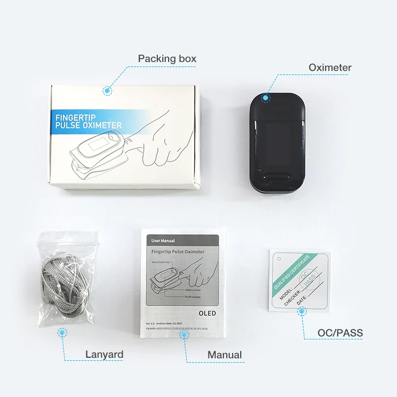 Yonker healthcare digital medical oxi meter oled fingertip portable oximetro finger pulso pulse oximeter spo2 oximeters