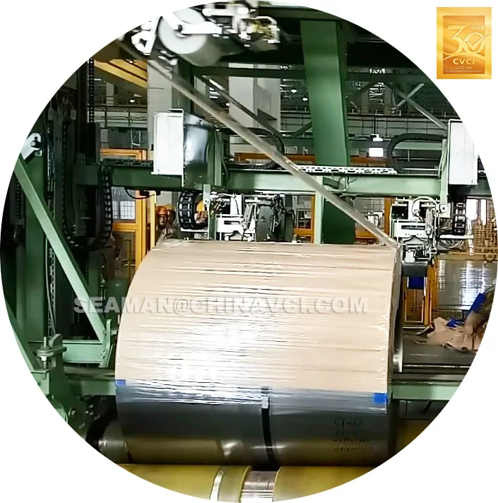 Автоматическая упаковочная машина для упаковки мешков, крафтовых упаковок, крепированной бумаги, VCI для древесной целлюлозы, офсетная печать, коричневая полиэтиленовая SF