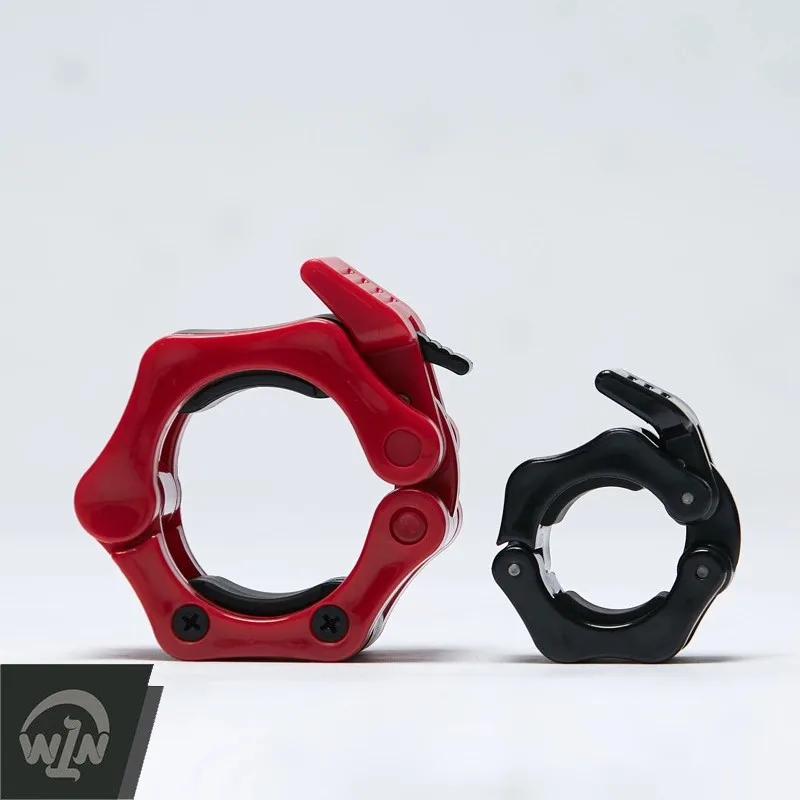 W1n Wholesale Hot Selling Nylon Barbell Lock Standard Weight Lifting Competition Barbell Clamp Collar collars barbell 28mm