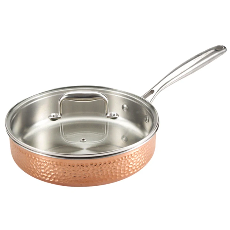 12 pcs Copper Pots and Pans Cookware Sets Stainless Steel Kichen Ware Cooking Cookware Set 316