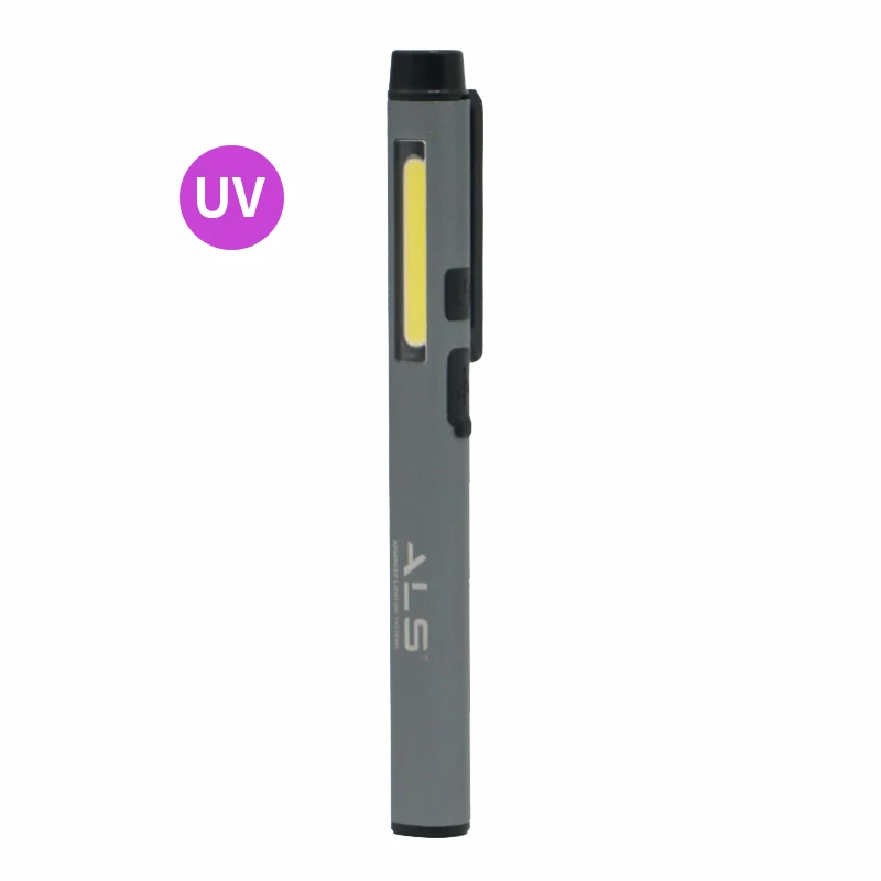 ALS Rechargeable Magnetic UV LED Oil Leakage Detection Flashlight Pen Light
