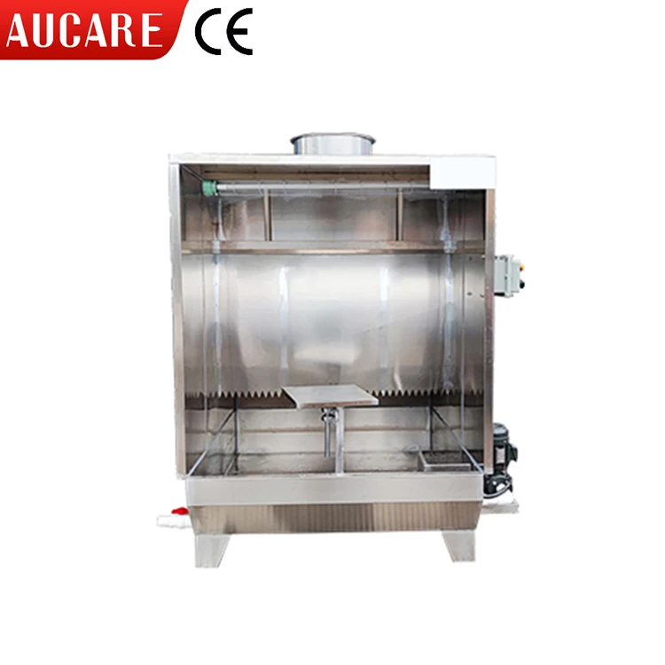 Customized stainless steel paint mist purification paint spray booth water curtain cabinet