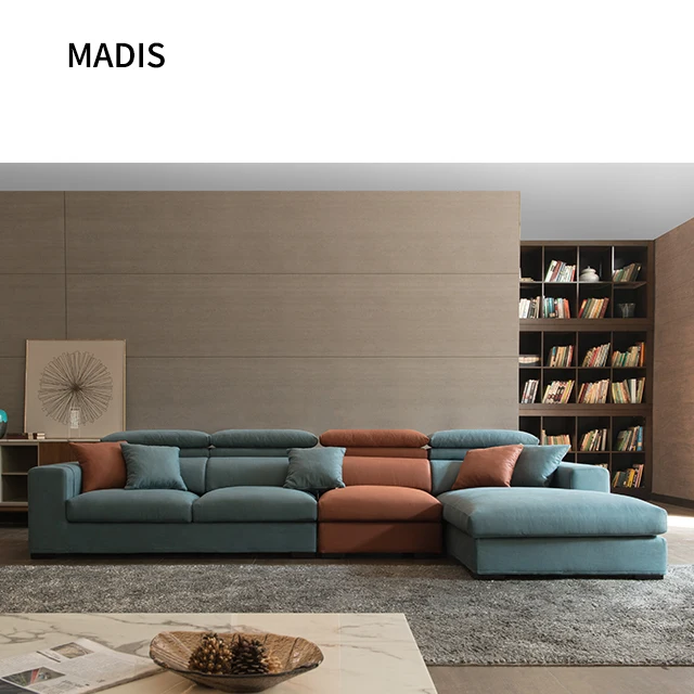 
Modern Sectional fabric Sofa Chinese Style Convertible Fabric Packing Modern Customizable Factory Provided couch 