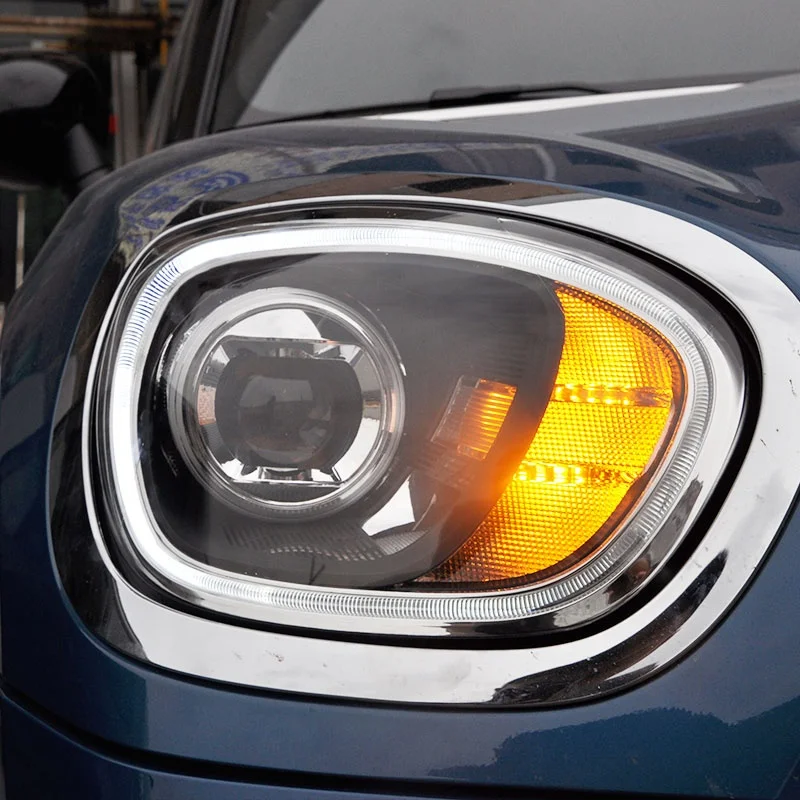 Suitable for large mini headlight assembly MINI COUNTRYMAN F60 modified LED lens headlight daytime running light