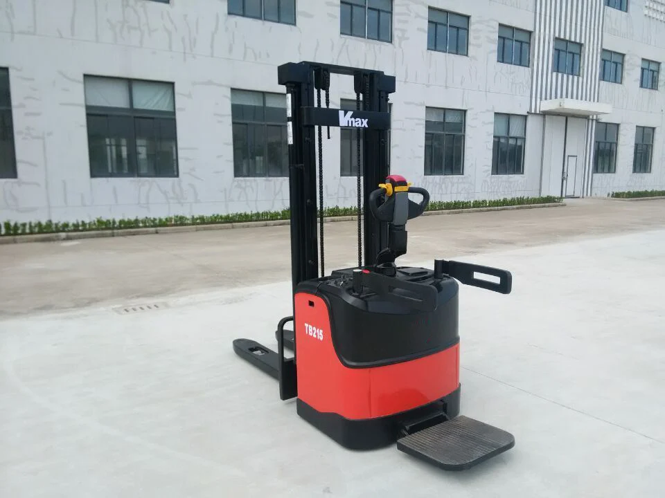 Lifting Stacker 0.5 Ton 1 Ton 500 Kg 1000 Kg Semi Full Electric Self Loading Forklift With Single Mast