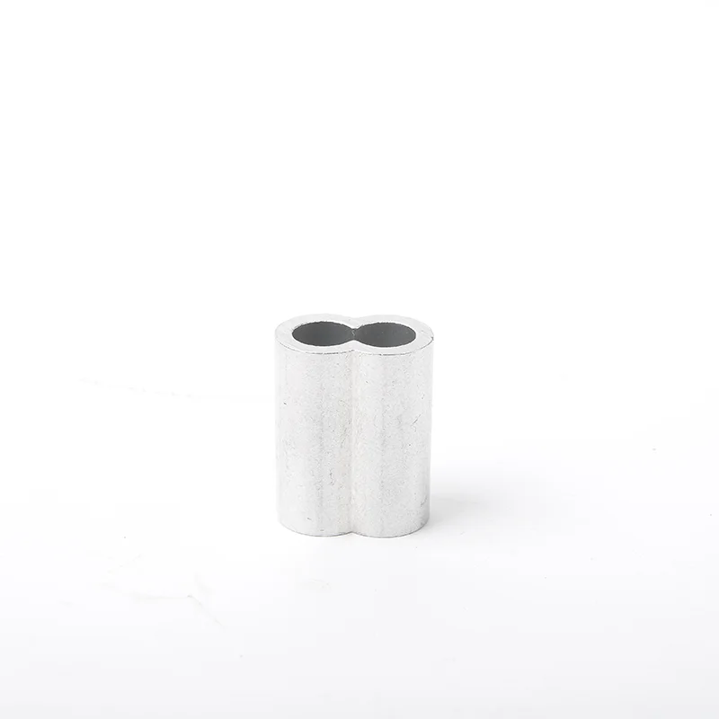 Aluminum Wire Rope End Clamp 1.5mm 2mm 3mm 4mm 5mm 6mm For Cable Wire Rope Connecting