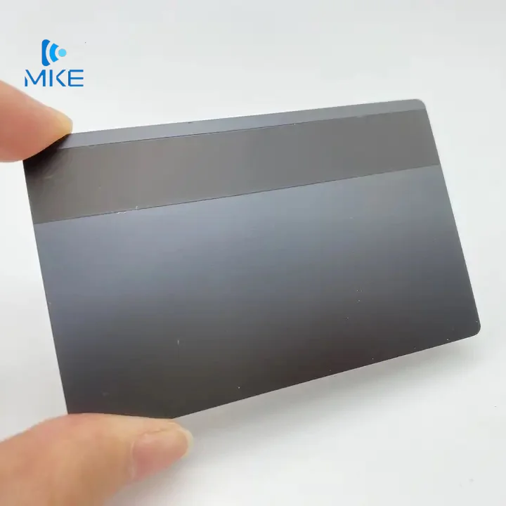 blank metal credit cards with magnetic stripe metal card