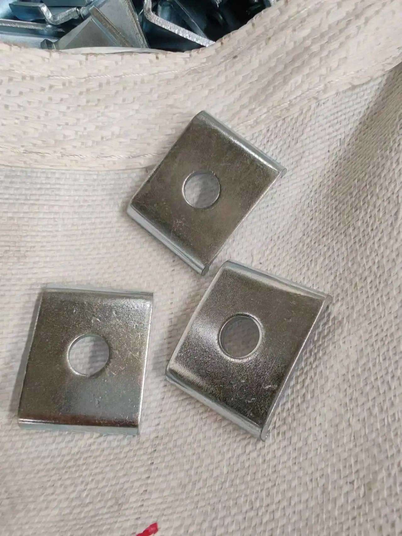 Customized U-Shaped Sheet Metal Bracket Metal Stamping Parts with Zinc Plated Finish Custom Fabrication Services