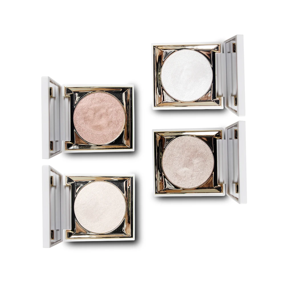 High quality single glow highlight contour Face Illuminator Private Label 3D Embossed Highlighter Palette