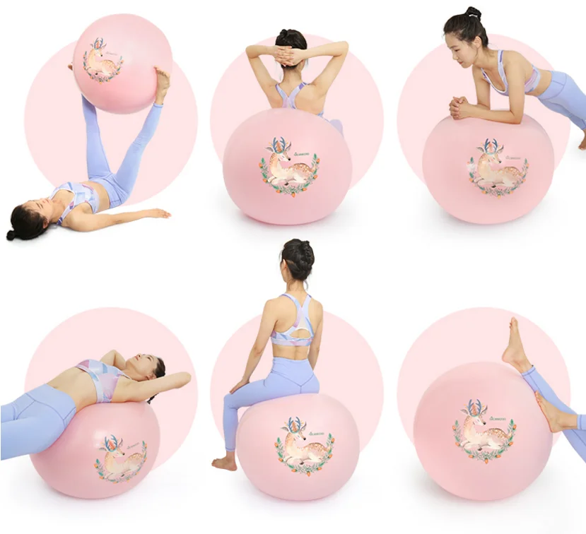  Anti Burst Stability Balance Ball Custom Logo OEM New Gym Home Exercise Workout Fitness Swiss PVC Yoga With