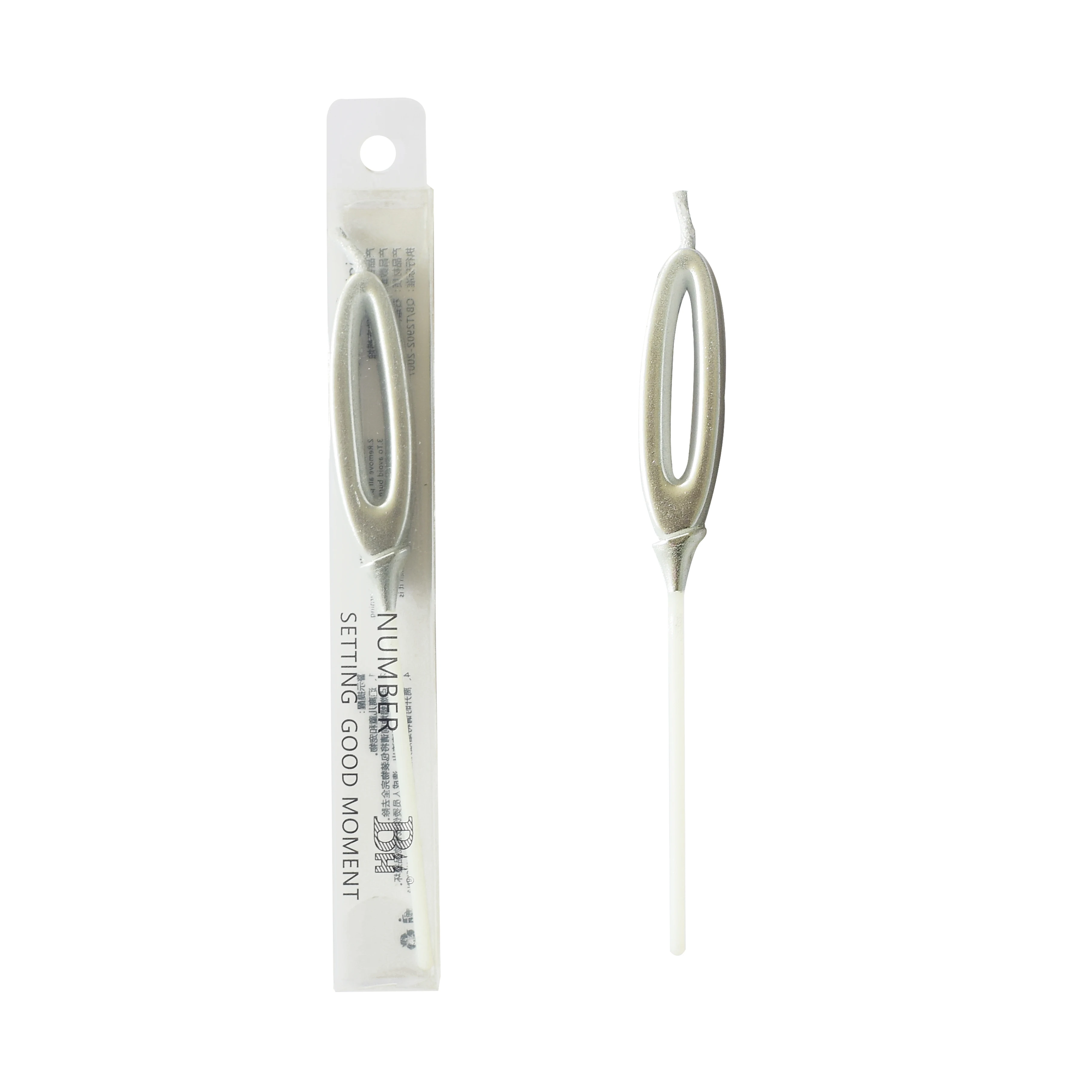 PVC Digit Coated Candle Birthday cake tapper decorative candles