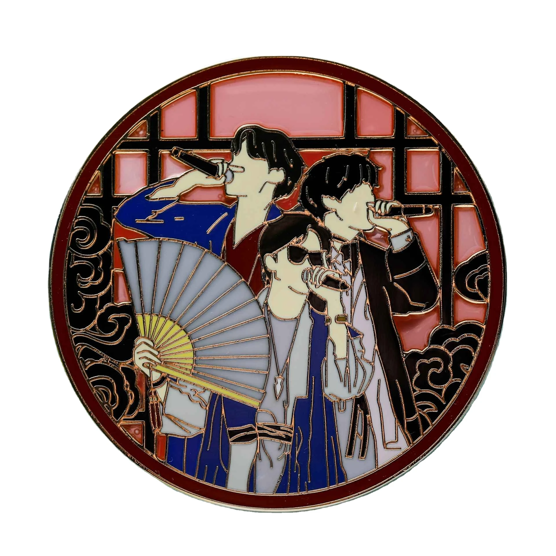 Cartoon Anime Custom Metal Lapel Pin Badge Manufacturer Design Your Own Custom Made Soft Hard Glitter Enamel Pin