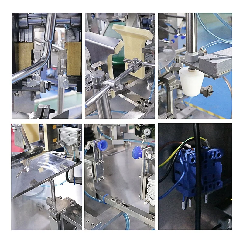 Premade Bag Packaging Graules Dried Fruits Popcorn Corn Flakes Potato Chips Stand Up Zipper Pouch Doypack Packing Machine