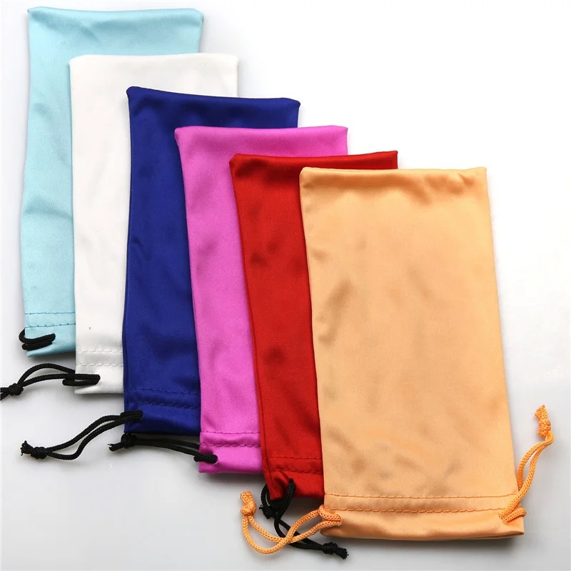 Мягкая сумка для хранения имеет замок с бусинами для хранения очков, ручек для макияжа, ключей и мелких предметов, сумка для очков из микрофибры