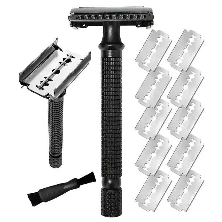 Mens Butterfly Brass Shaver Safety Razors Customised Full Metal Shaving Razor