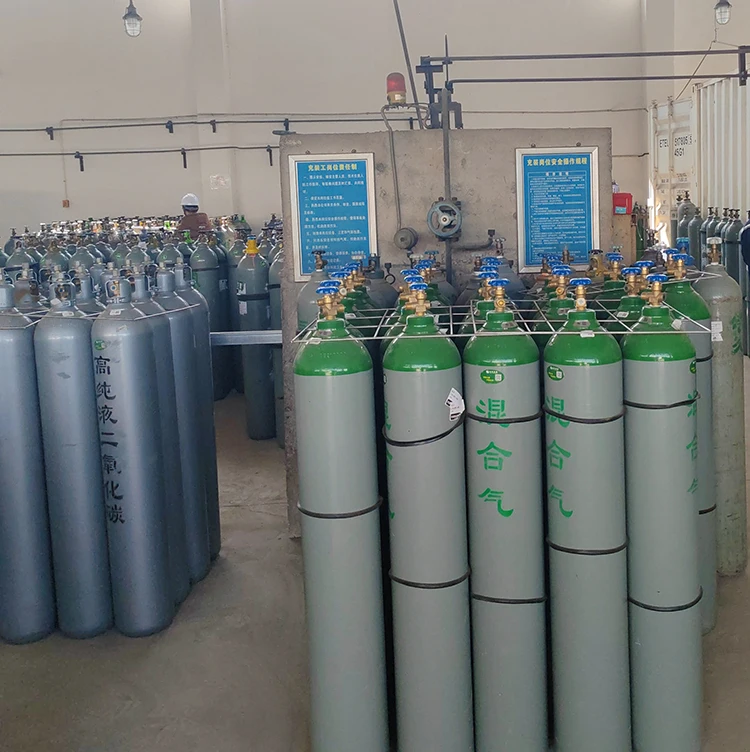 Iso9809-1 50L Helium Gas Cylinder Helium Tank 200Bar Helium Balloon Tank