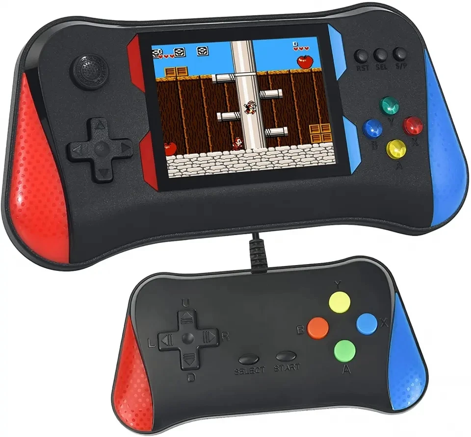 2023 New 500in1 Game Console X7M X7Plus colors Game Box Handheld Gifts for kids Mini Game Single and Double Player