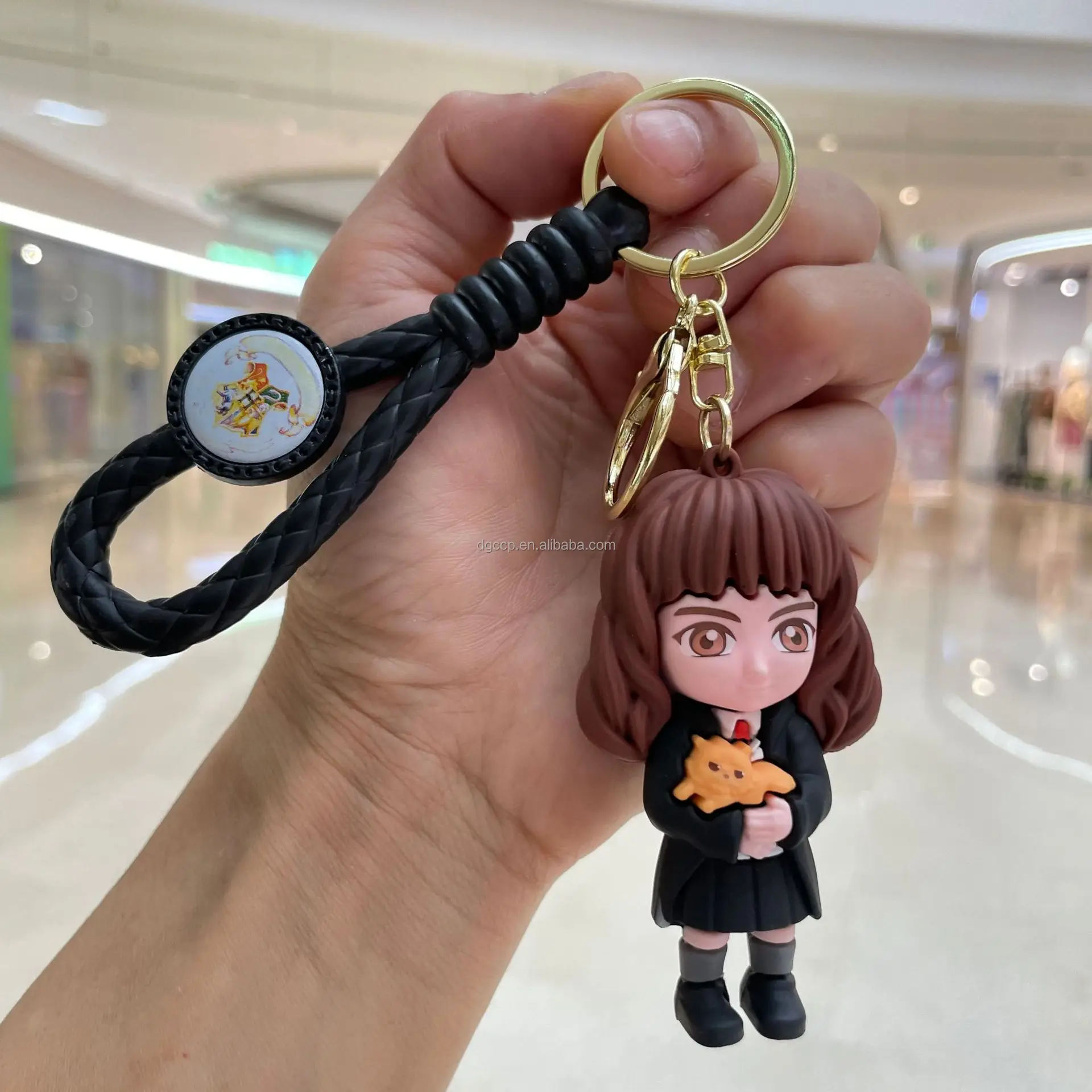 Cute decoration American movies harry figure souvenir 3d harry Character pvc keychain accessories