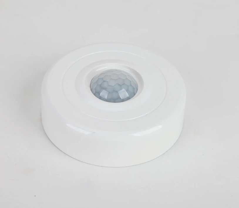 360 degree round ceiling surface mounted PIR human motion sensor adjustable LED light automatic switch