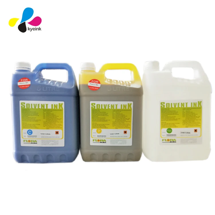 Original package flora digital solvent based ink spectra polaris 15pl ink  flora Spectra Polaris 15PL solvent ink
