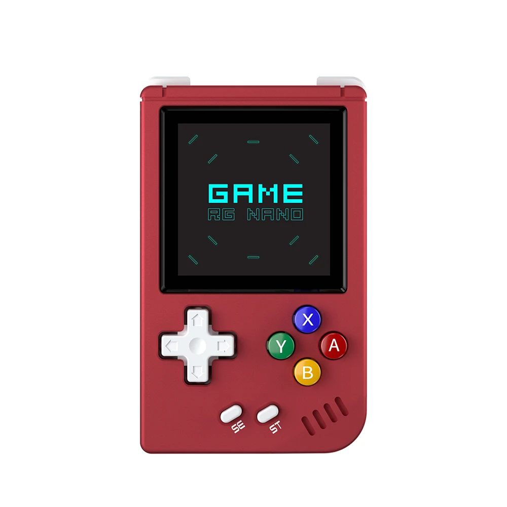 ANBERNIC RGnano 64G Game Player 1.54 Inch Handheld Game Console Adjustable Practical Electronic Toys Linux Games Purple