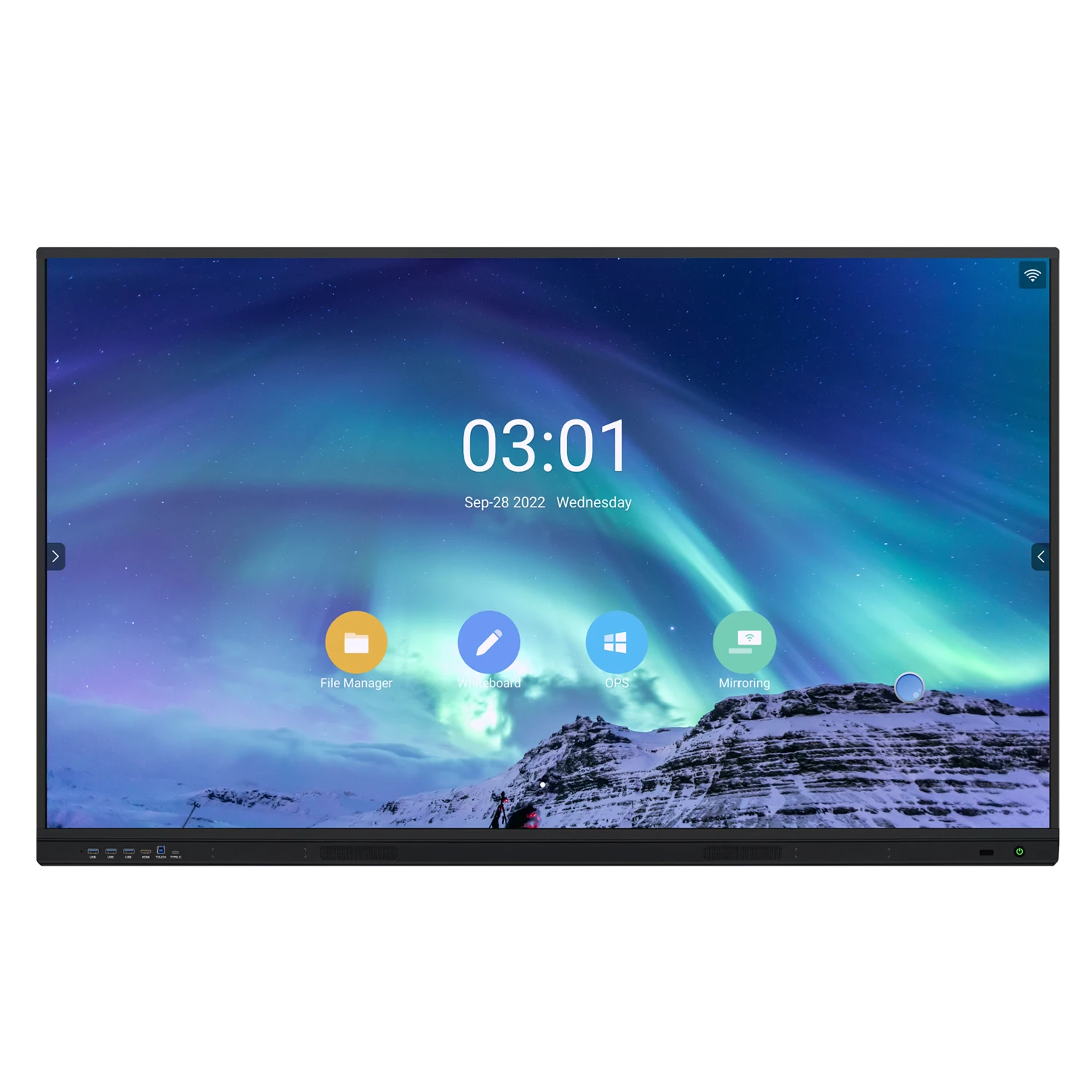 LONTON 75 Inch Interactive Board Usb Trace Touch Smart Electronic Wireless Interactive Whiteboard with Factory Wholesale Price