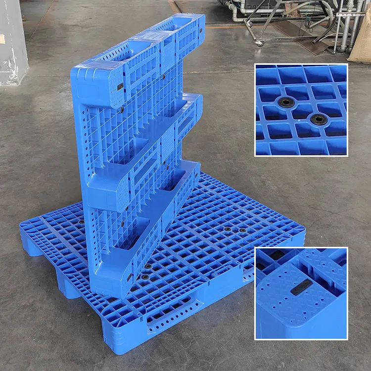 China Export Plastic Pallets 1100 x 1100 x 150mm High Quality Cheap Pure or Recycled HDPE Plastic Pallets