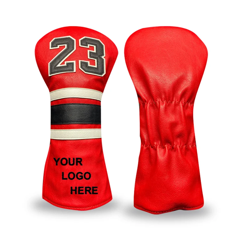 PRIMUS GOLF Custom Logo Embroidery Patch PU Leather Golf Club Headcovers Golf Driver Head Covers