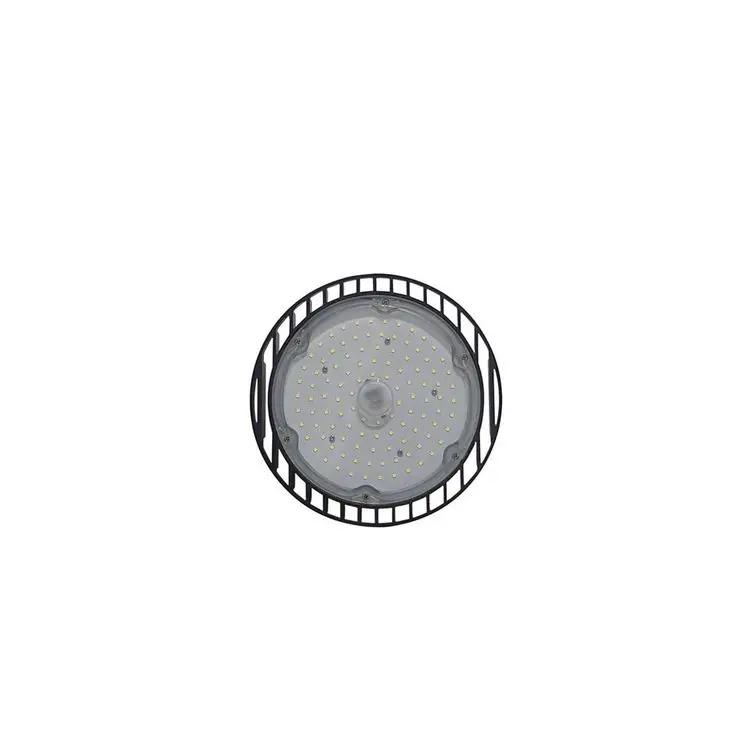 EU US Warehouse dimmable classic ufo led high bay lighting round indoor industrial warehouse lights with sensor