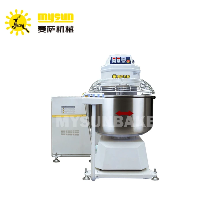 
italy standard 15 25 50 100 kg spiral dough food mixers manufacture from China 