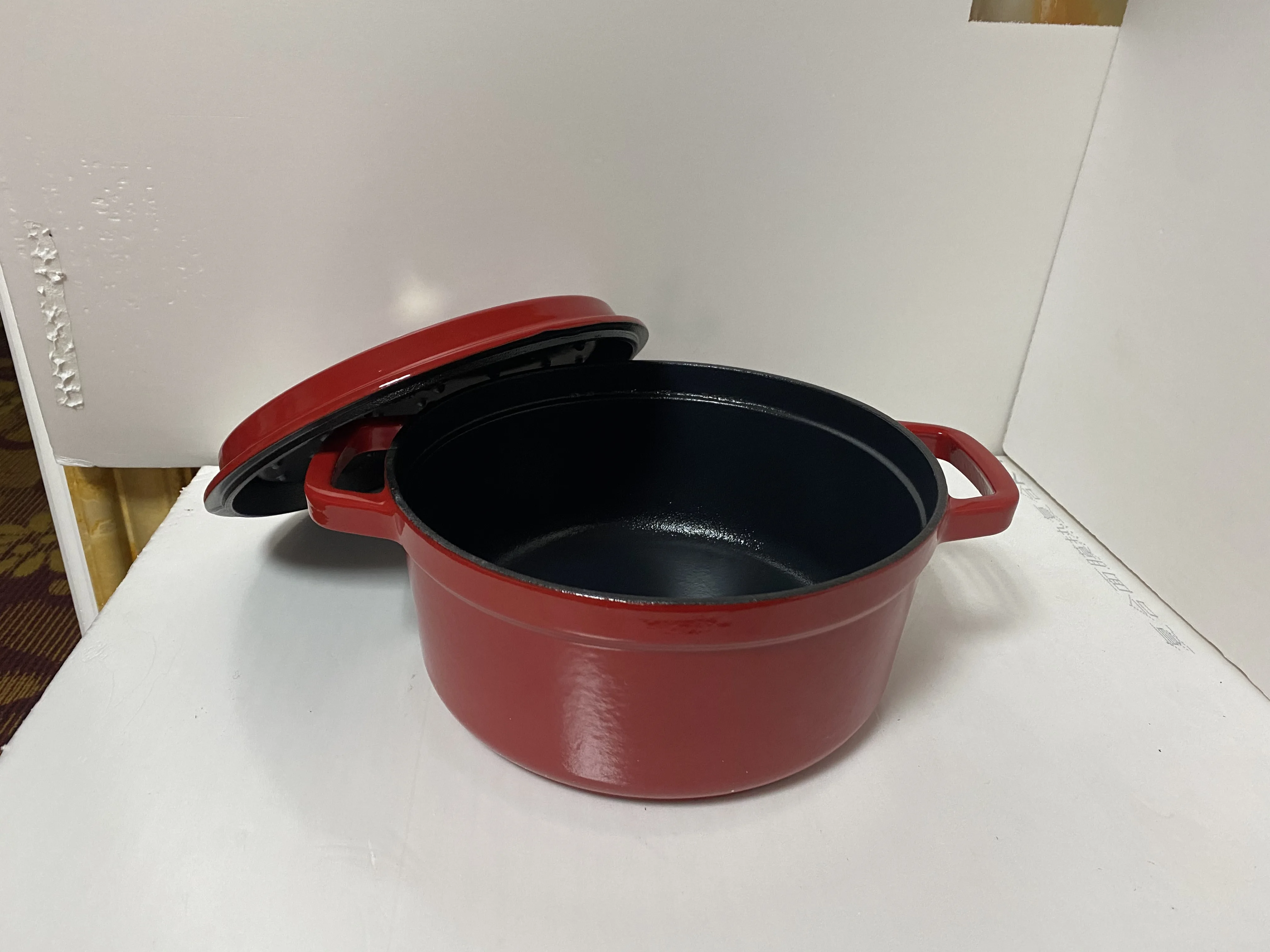 Cast Iron Round Casserole, Enamel Cast Iron Dutch Oven Pots With Lid
