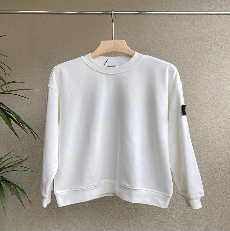 New Spring and Summer 7 Colors Basic Classic Round Neck Terry Sweatshirt