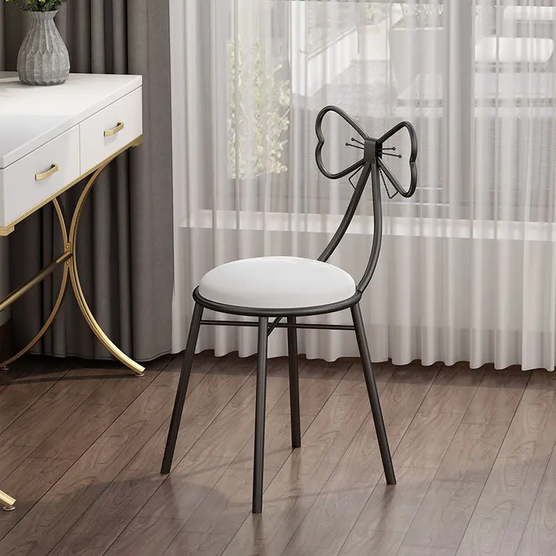 Cheap Price Modern Design Iron Leg White Upholstered Restaurant Dining Room Furniture Fabric  Velvet Dining Chairs