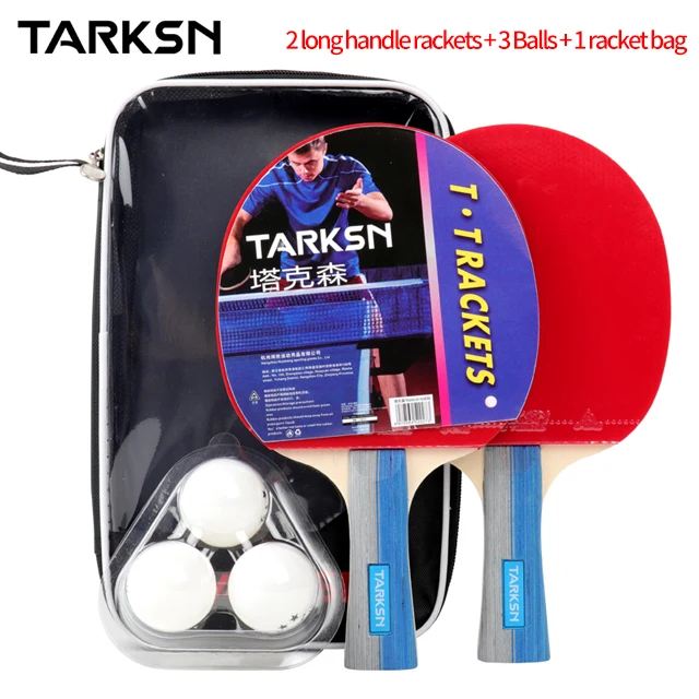 
TARKSN Table tennis bat finished product made of pure wood , 2 pack home entertainment edition Professional, table tennis bat 