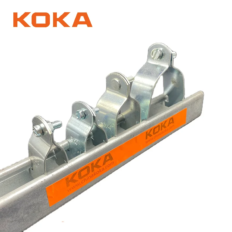 Universal Pipe Fittings Strut Clamps Pregalvanized 3/4' Rigid Unistrut Clamps
