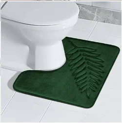Memory Foam Bathroom Floor Mats Bathroom Absorbent Non-Slip Mats Living Room Bedroom Kitchen Entry Carpet