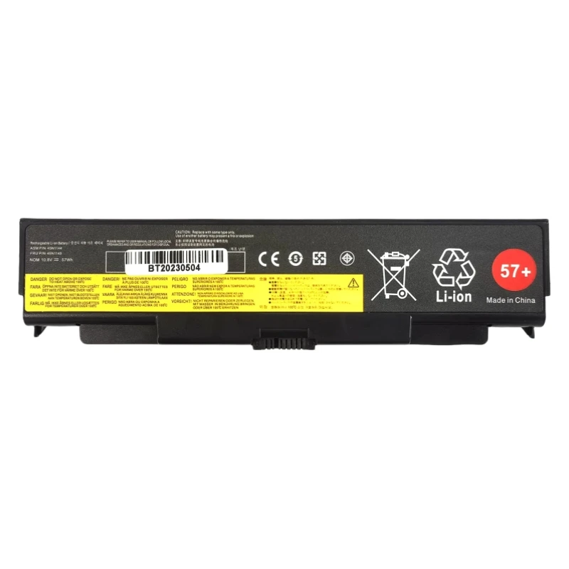 China supplier 45N1146 57+ battery laptop for Lenovo Thinkpad T440P T540P W540 L440 lithium ion battery Laptop parts 10.8V 57WH