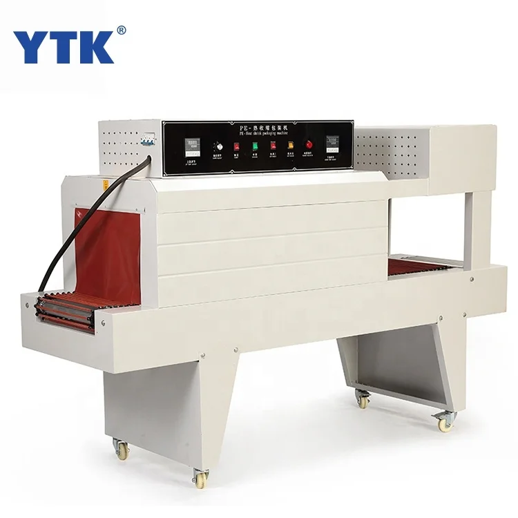 
Automatic Machinery Plastic Bottles Heat PVC Shrink Bands PE Film Shrink Tunnel Wrapping Packaging Machine 