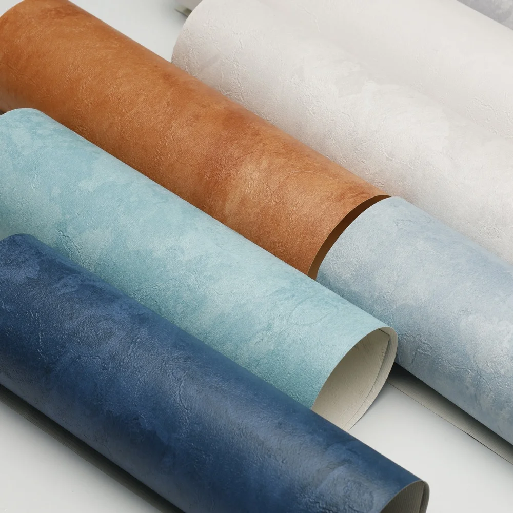 Bestseller new design Imitate latex paint wallpaper Impact resistance Strong functionality commercial Interior PVC wall paper