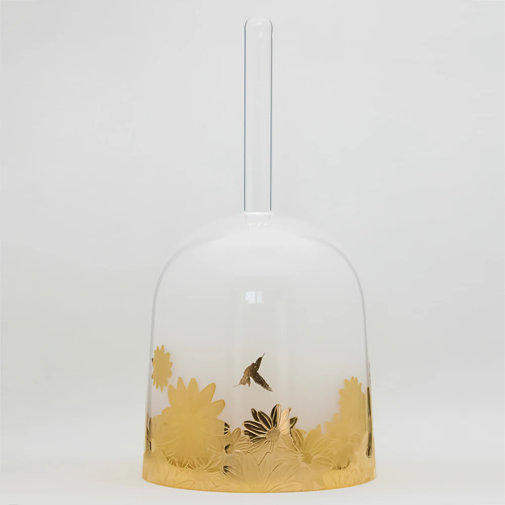 BEST Hand-Held crystal singing bowl  with  suede mallet Sound Healing 432 HZ 440 HZ 3' - 9' C D E F G A B Note Chakra energy