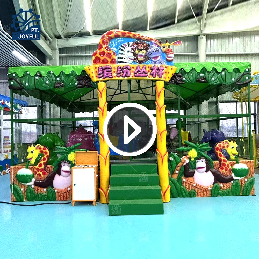 Adventure Play Joyful Playroom Attractions Circular Track Racing Train Outdoor Park Rides Happy Spray Ball Rides For Children