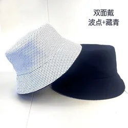 Custom Logo Eva Double Sided Solid Color Bucket Hat Plain Stylish Beach Bucket Hat
