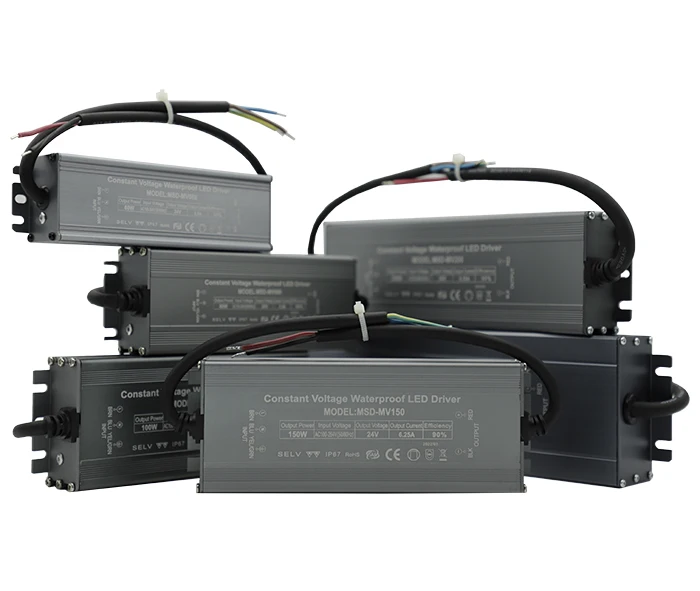 Водонепроницаемый MSD-MV040 40W 24v стабилизированный блок питания постоянного тока 12 В led свет светодиодный драйвер