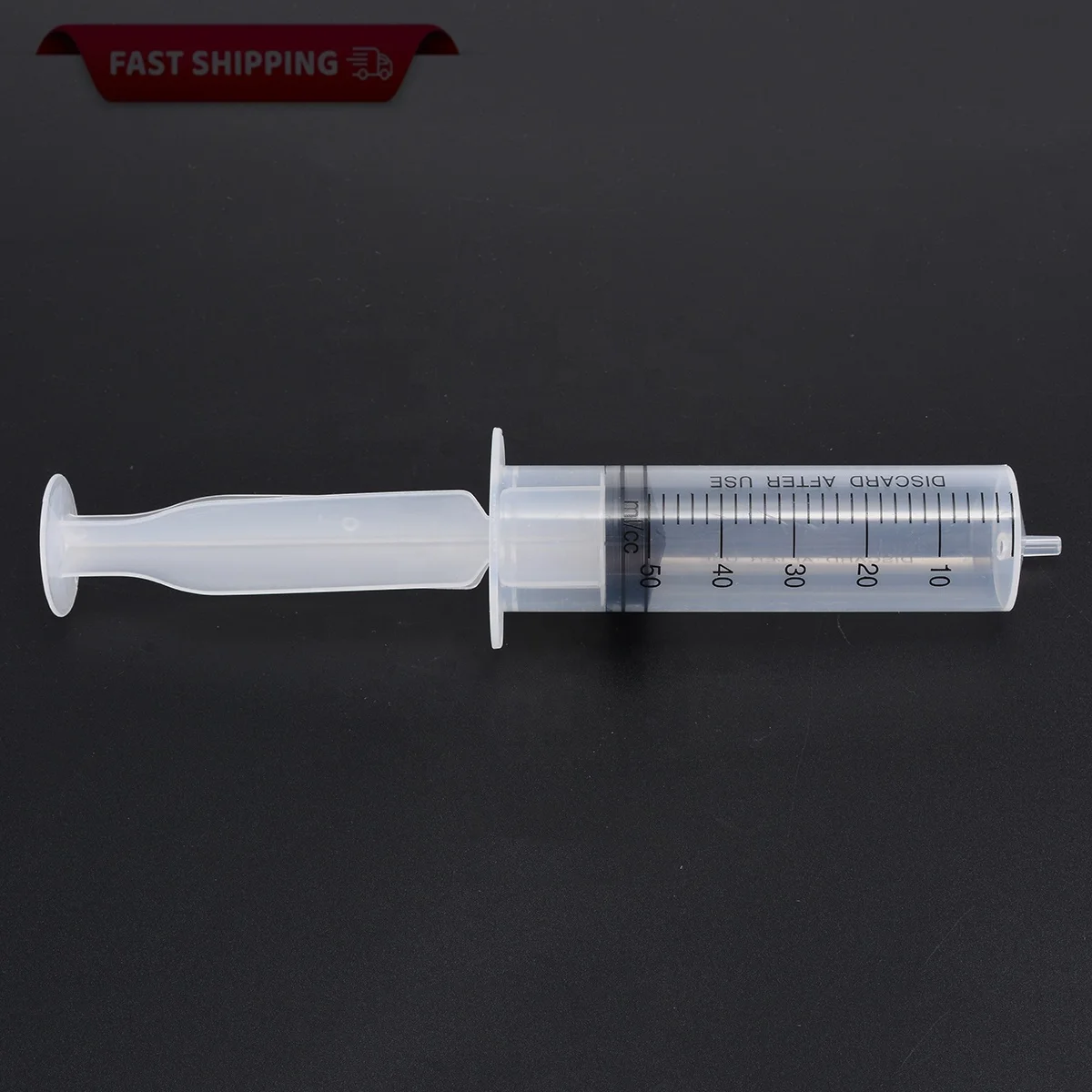 Fast shipping 50ml/50cc syringes Large Capacity Syringe Reusable Plastic Pump Nutrient Sterile Health Measuring Syringe