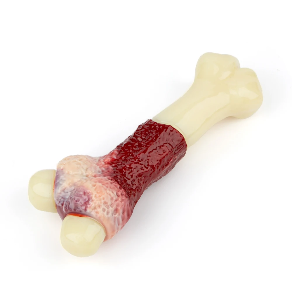 Factory sale various widely used play interactive travel dumbbells chew dog toy bones