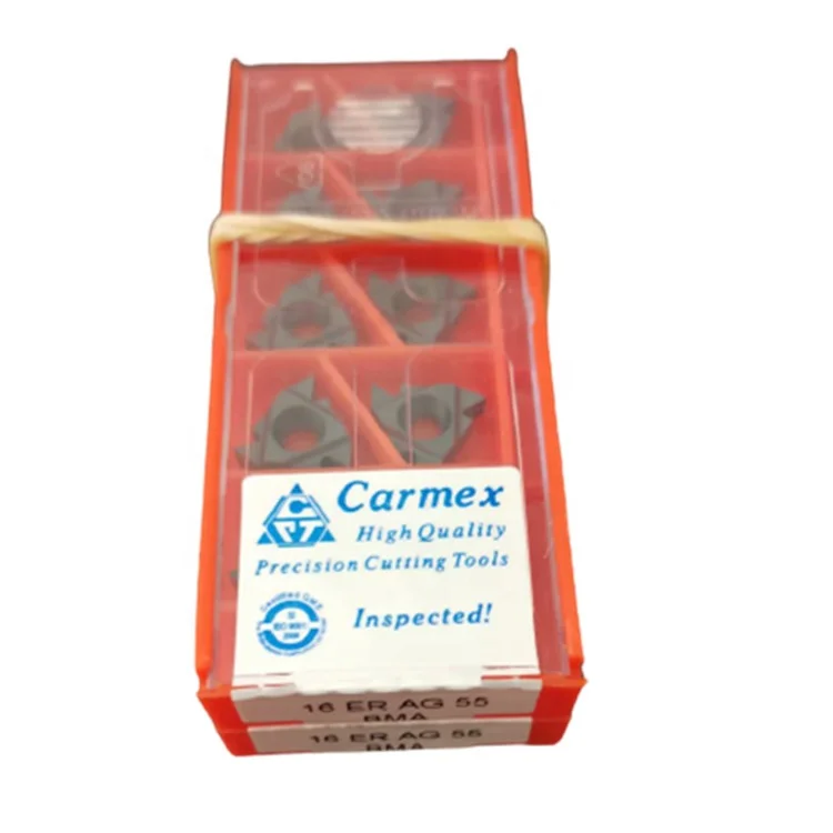 Оригинальные высокопрочные ЧПУ резьбовые вставки CPT Carmex 16ER BMA