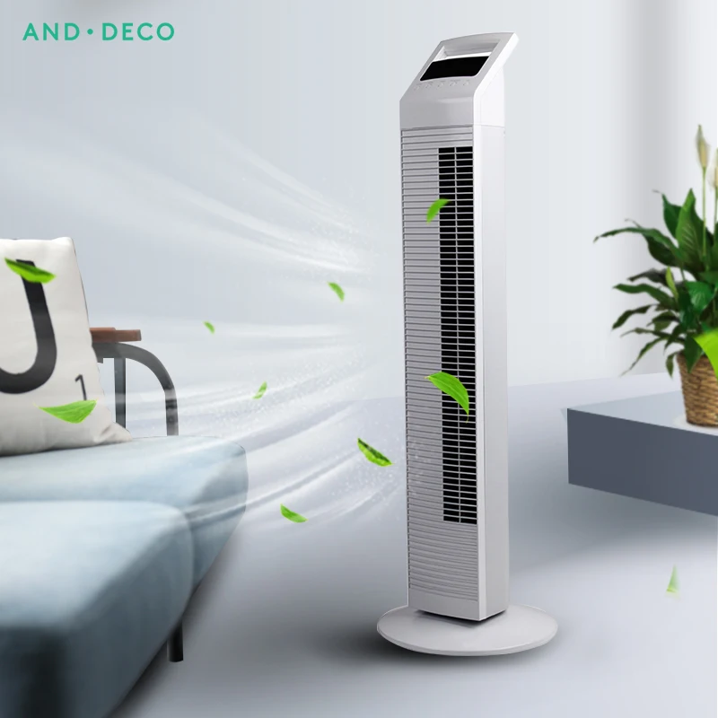 
OEM Factory CE CB GS Certificate Electric Fan Remote Control With Air Purifier Function Floor Bladeless Fan 