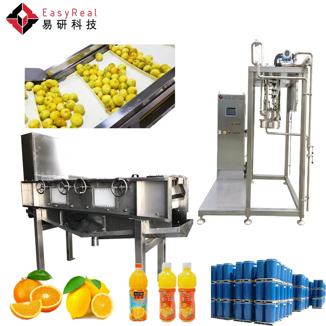 Professional Supplier of Citrus Lemon Peel Oil Extraction Machine Processing Plant Orange Juice Production Line